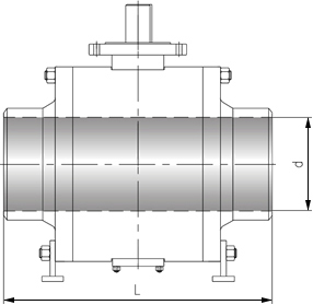 F60球閥結構示意圖