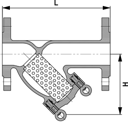 快開Y型過濾器結(jié)構(gòu)示意圖